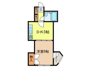 カゼッタ駒【2階】の間取り