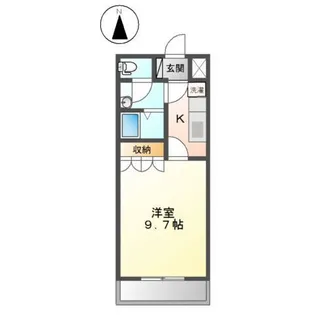 リベラル陽東【2階】の間取り
