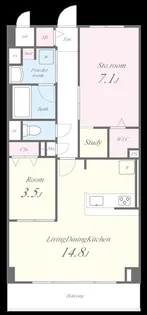 ホープ ファミリア【1階】の間取り