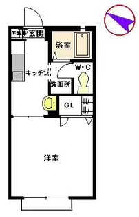 シャトーY【1階】の間取り