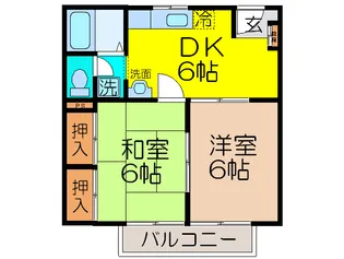 ベル・クレスト【1階】の間取り