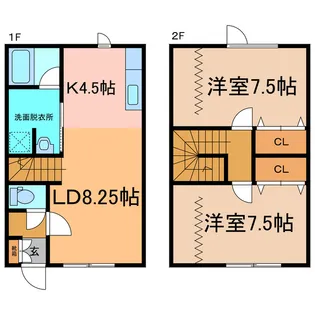 プラティーク1.3の間取り