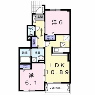 IL FIORE【1階】の間取り