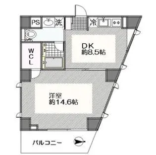T-COURT【5階】の間取り