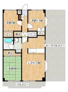 シャルマン・5【4階】の間取り