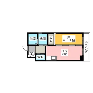 シティライツ新瑞橋【2階】の間取り