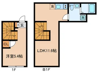 Maison de 神楽坂の間取り