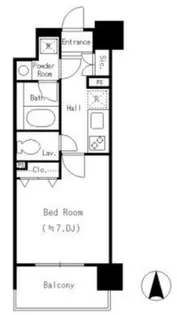 パーク フィル ヴェール【13階】の間取り