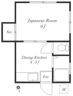 ハイツロワール【2階】の間取り