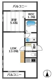 リベラル蓮根2【2階】の間取り