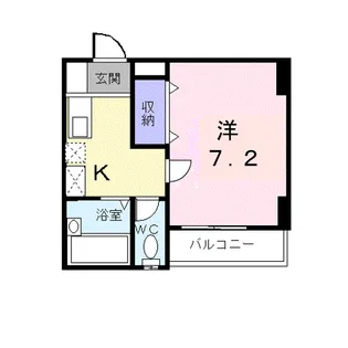 ワイズアクアーリオ【2階】の間取り