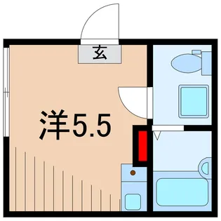 シャンテ綾瀬【1階】の間取り