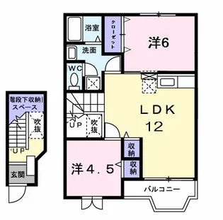 ドリームハウス【2階】の間取り