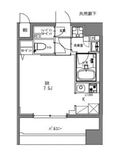 La Douceur秋葉原【7階】の間取り
