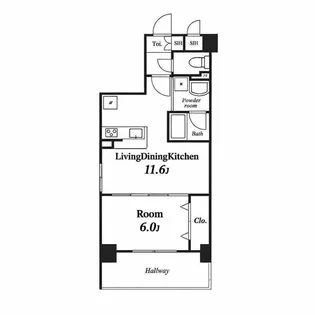 Rio Veil(リオベール)【4階】の間取り