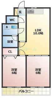 ガーデンハイツ中山【3階】の間取り