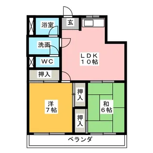 セントラルパビリオン【2階】の間取り