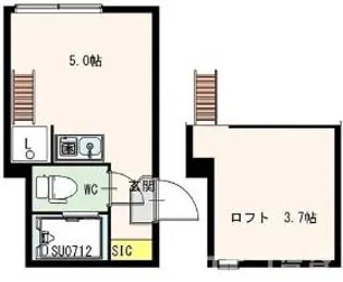 アーバンレジス【2階】の間取り