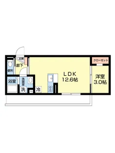 La Eterno【3階】の間取り