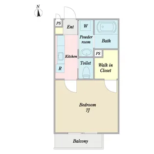 フロレゾン【1階】の間取り