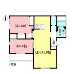 エクラ ド フルール【2階】の間取り