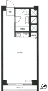 秀和築地レジデンス【3階】の間取り