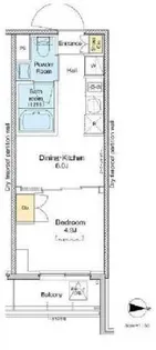 プラウドフラット亀戸【4階】の間取り