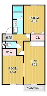 セジュール石原【2階】の間取り