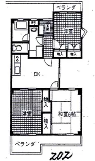 キャッスルII【2階】の間取り
