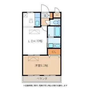 GREEN【3階】の間取り