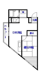 プランドール加甚2【4階】の間取り