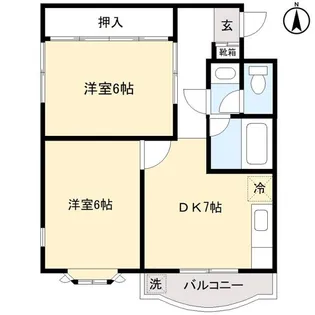 コーポ春日【2階】の間取り