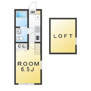 レイディアンス杉田【2階】の間取り