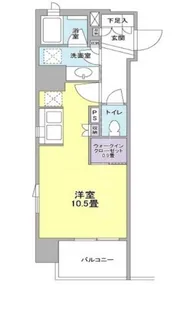 クローバー神田紺屋町【8階】の間取り