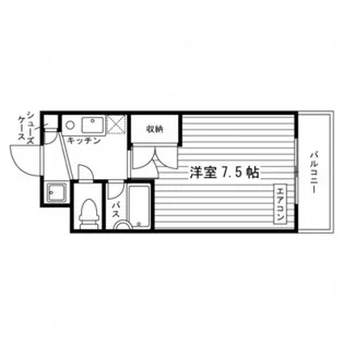 メディアコムプランタン【1階】の間取り