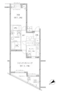 MFPRコート代官山【1階】の間取り