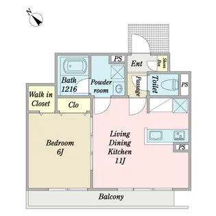 エスペール調布【3階】の間取り