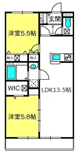 ヘーベルメゾン大和田公園【2階】の間取り