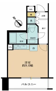 藤和シティスクエア渋谷2階【2階】の間取り