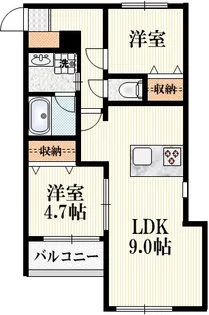 紅葉山パレス【2階】の間取り