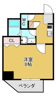 GREEN COURT 星美館【4階】の間取り