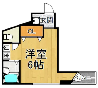 ハイツアルペン宝塚【4階】の間取り