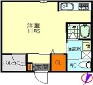 Chesky【2階】の間取り