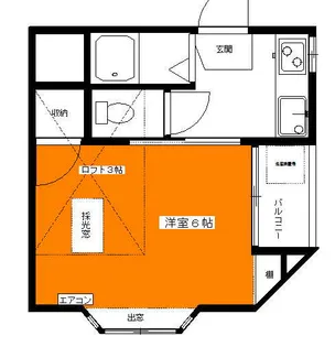 パールハイツ【2階】の間取り