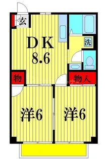 ココハイツ【2階】の間取り