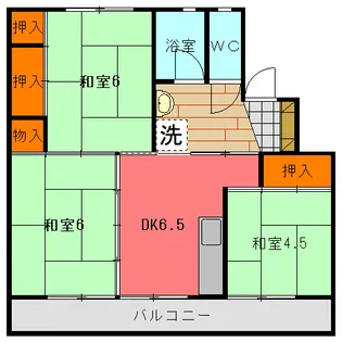 フィオーレガーデン【3階】の間取り