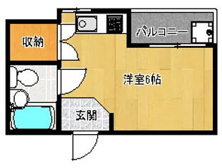 アトラクトKSC【3階】の間取り