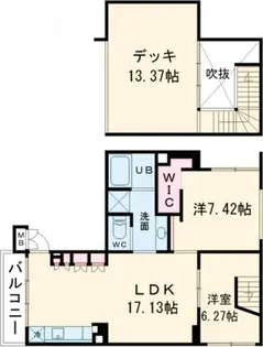 LUCENT曙町【5階】の間取り
