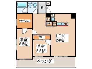GRASS HOPPER【11階】の間取り
