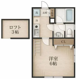 シャトーサガミ【1階】の間取り
